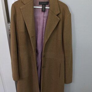 Tan coat banana Republic